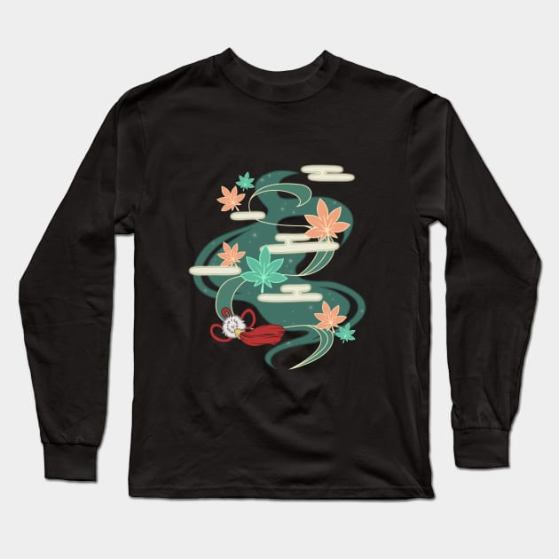 Maple Winds Long Sleeve T-Shirt by IttyBittyMomo